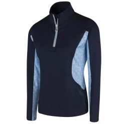 Island Green Printed Panel Ladies Top Layer