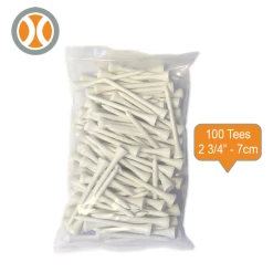 Unbranded Wooden Tees 2 & 3/4" / 7cm - 100 Pack