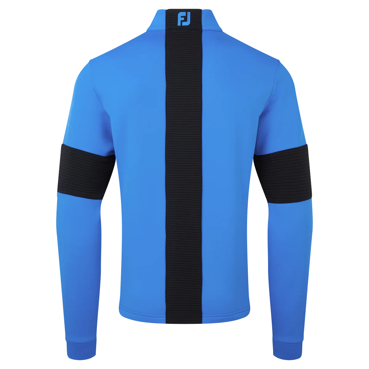 FootJoy Ribbed Chill-Out XP Pullover (Sapphire/Black) - Image 2