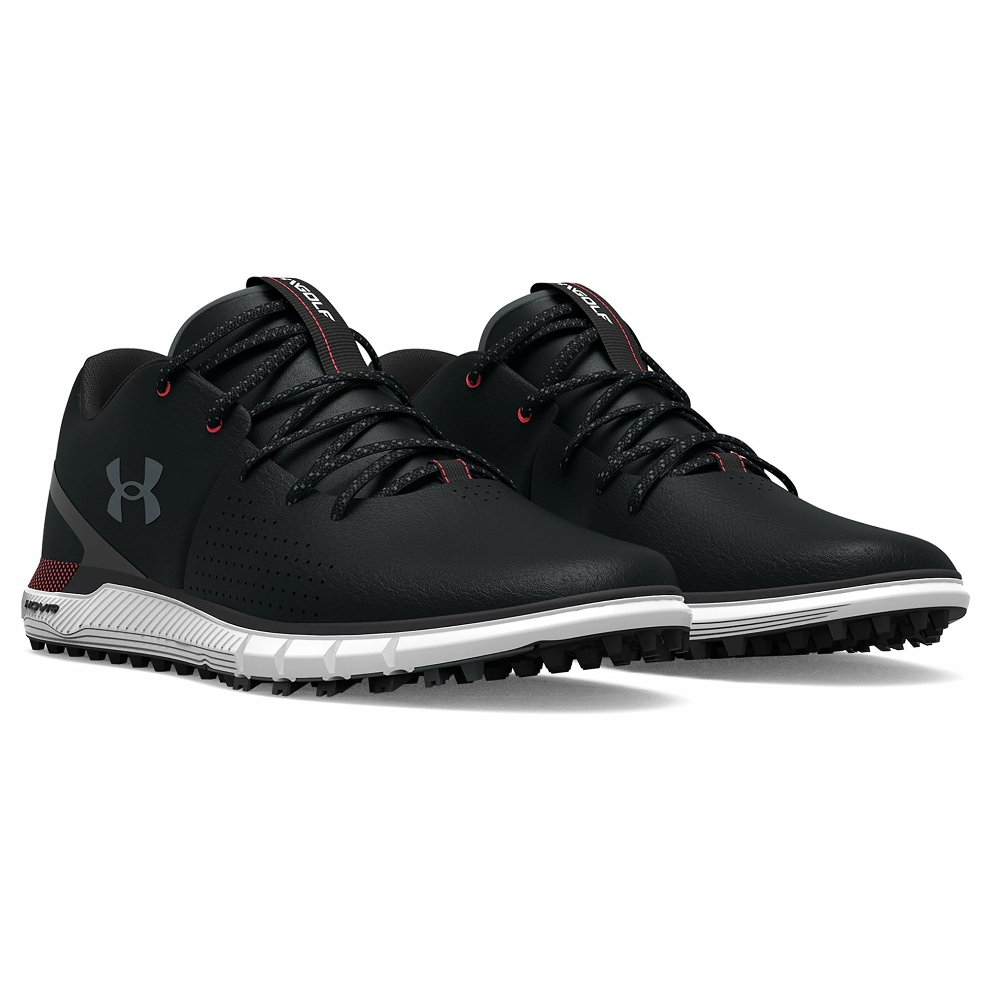 Under Armour UA HOVR Fade 2 SL Wide Golf Shoe - Black - Image 2