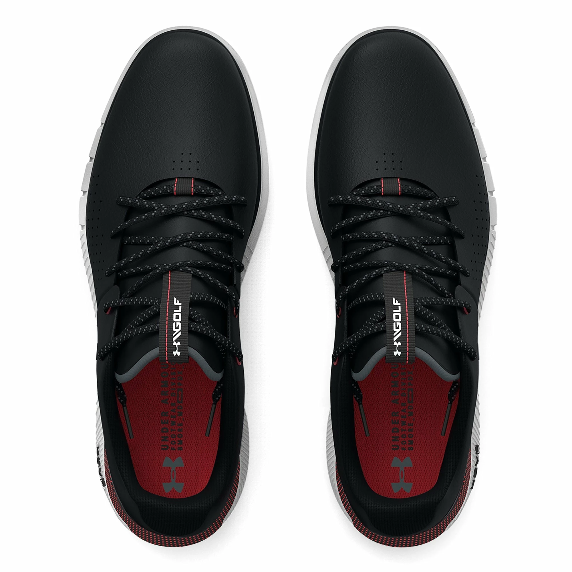 Under Armour UA HOVR Fade 2 SL Wide Golf Shoe - Black - Image 3