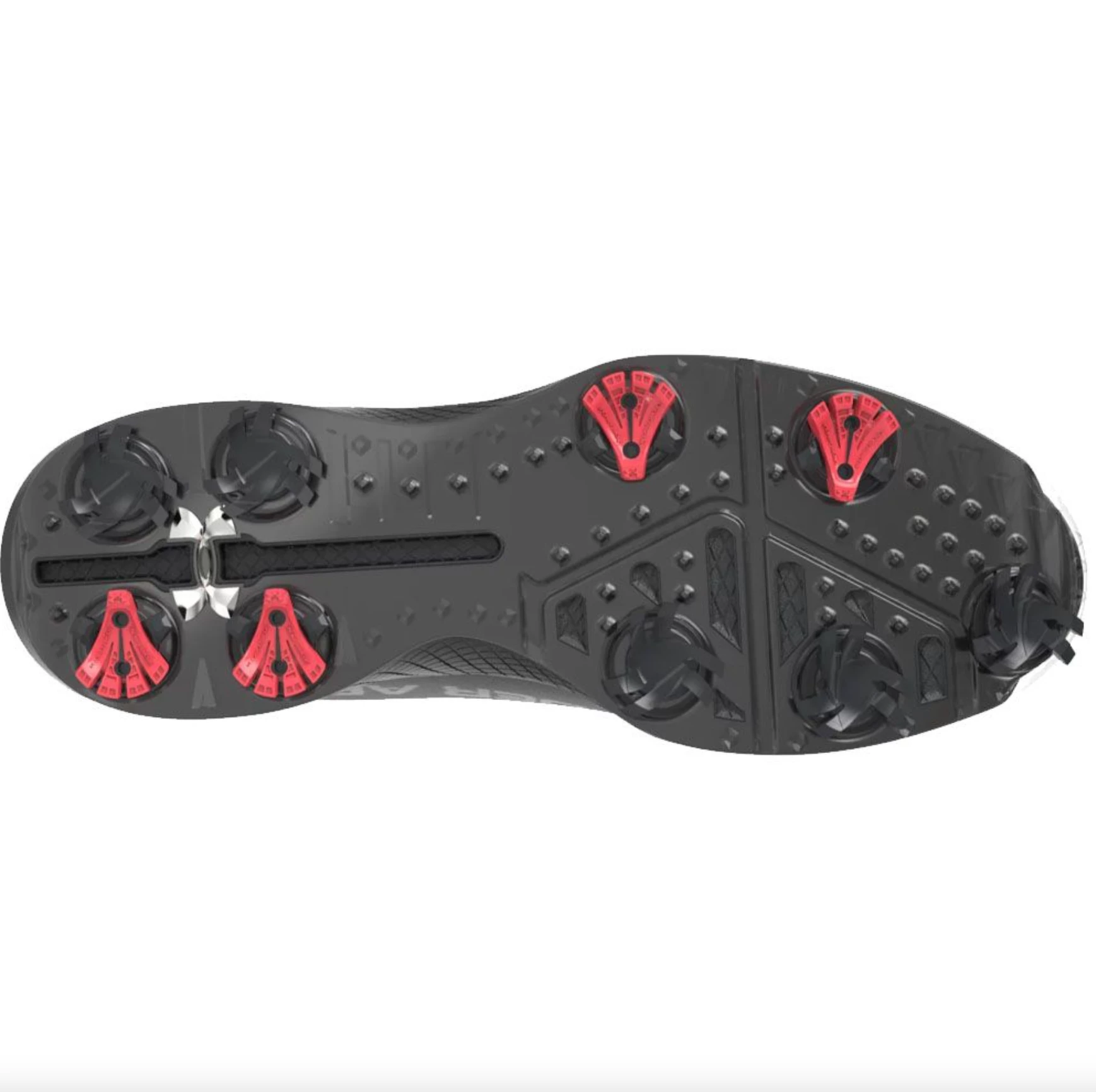 Under Armour Charged Draw RST E Golf Shoes - Black - Image 5